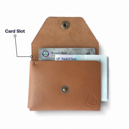 Tijarah™ Pull Up Wallet – Chestnut Brown