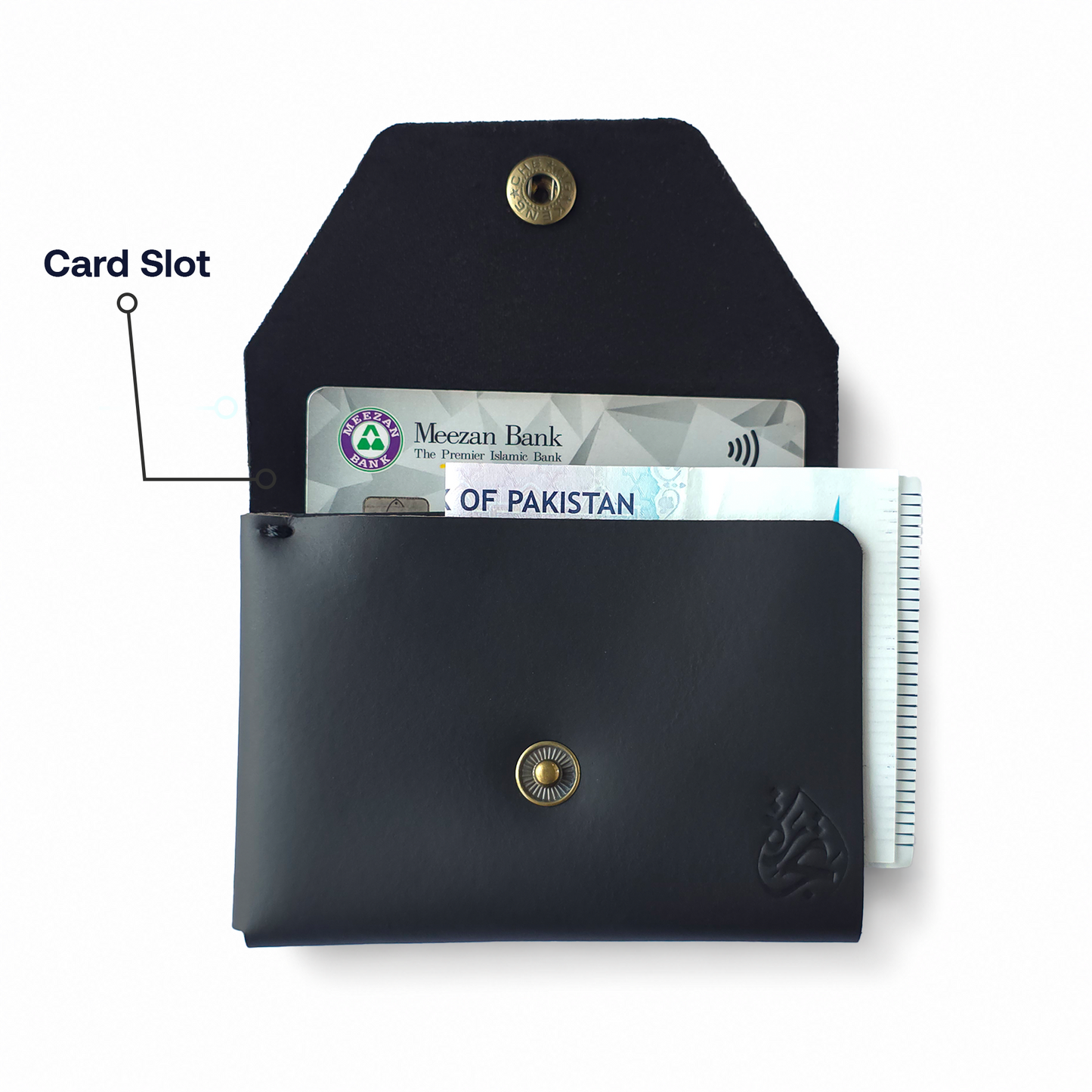 Tijarah™ Pull Up Wallet –  Emerald Black