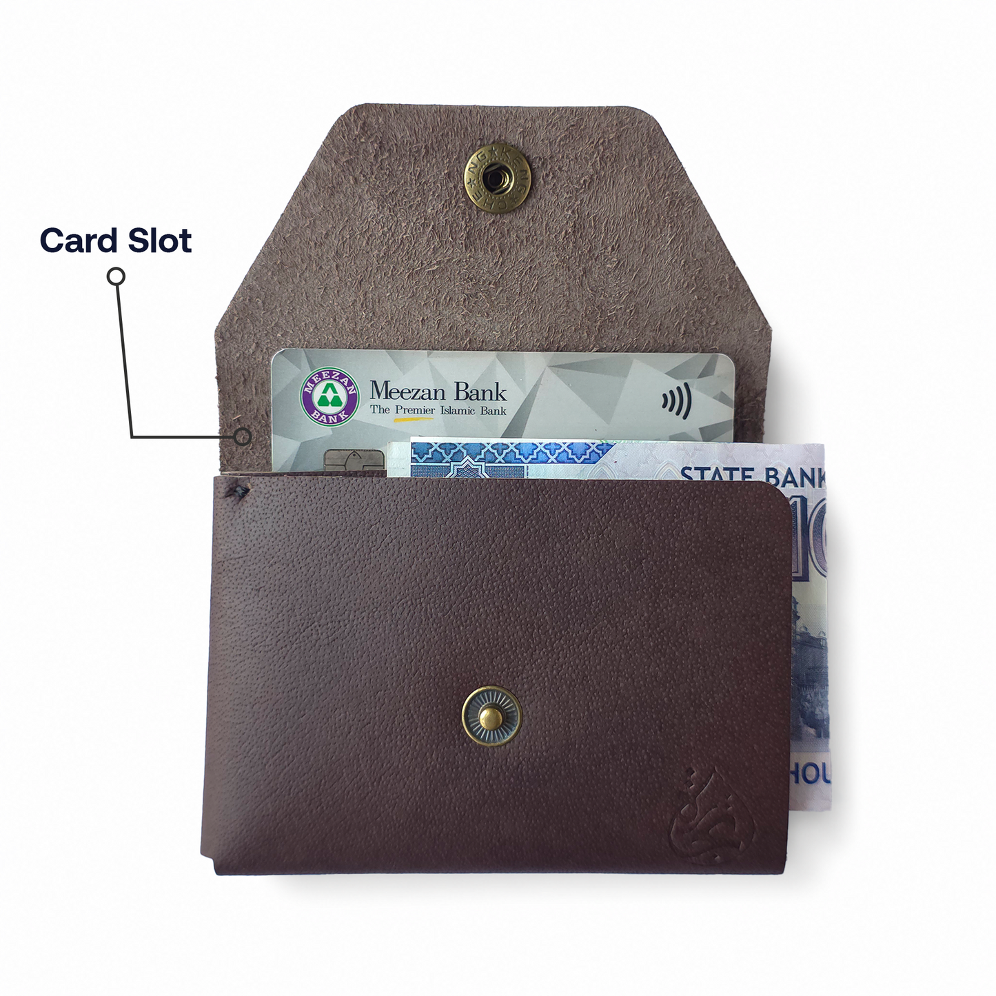 Tijarah™ Pull Up Wallet –  Chocolate Brown