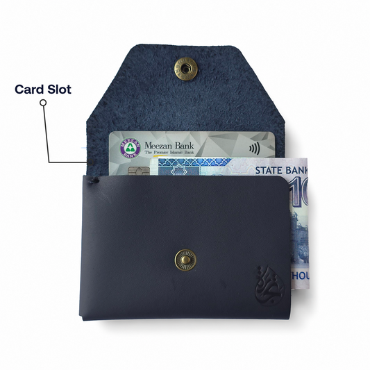 Tijarah™ Pull Up Wallet –  Midnight Blue