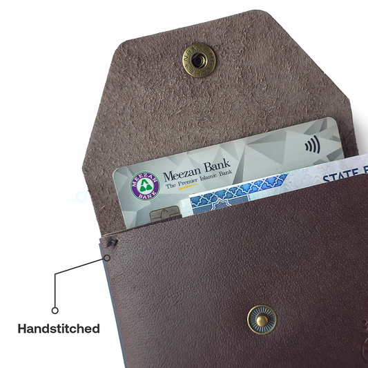 Tijarah™ Pull Up Wallet –  Chocolate Brown