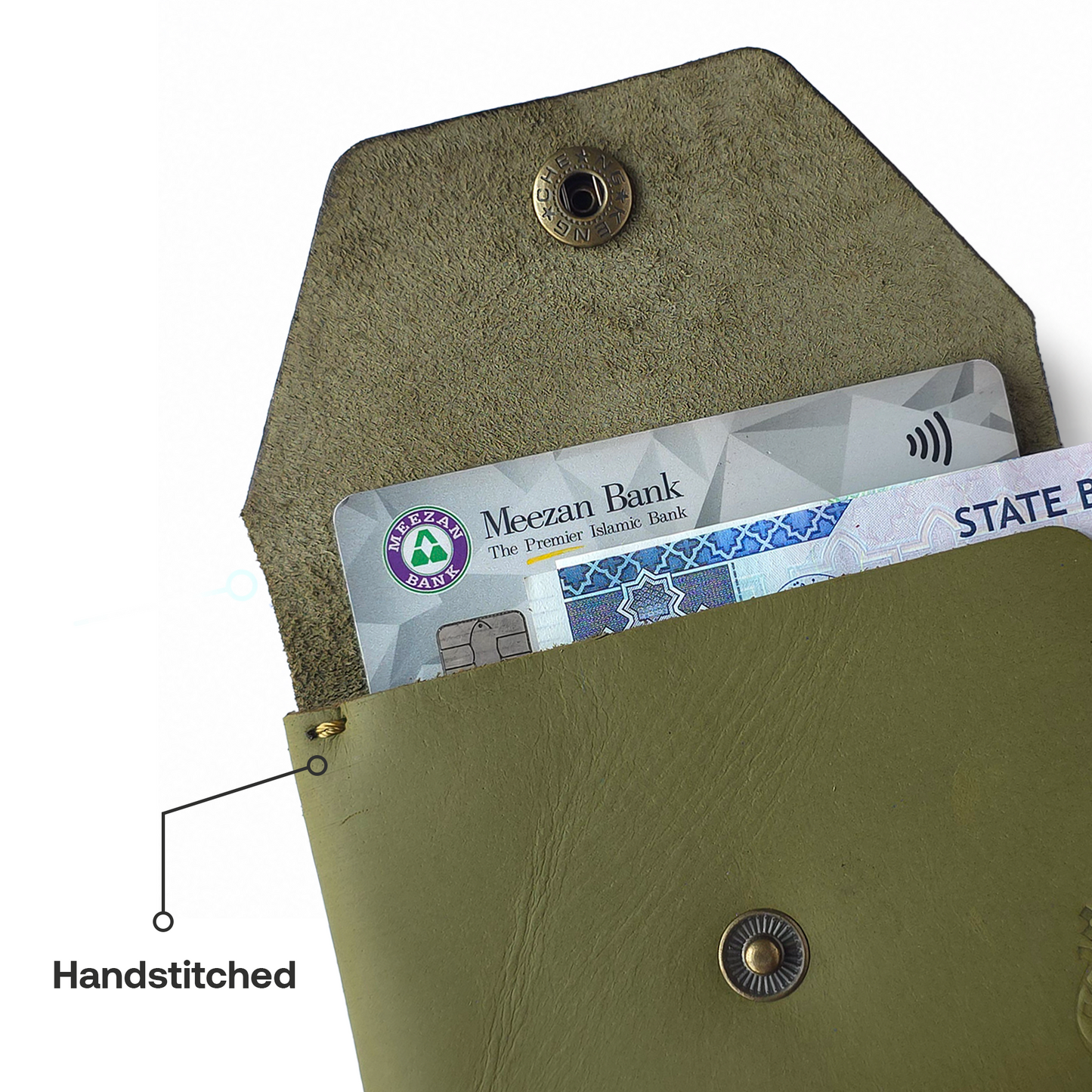 Tijarah™ Pull Up Wallet –  Olive Green
