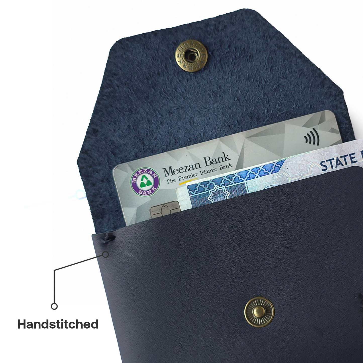 Tijarah™ Pull Up Wallet –  Midnight Blue
