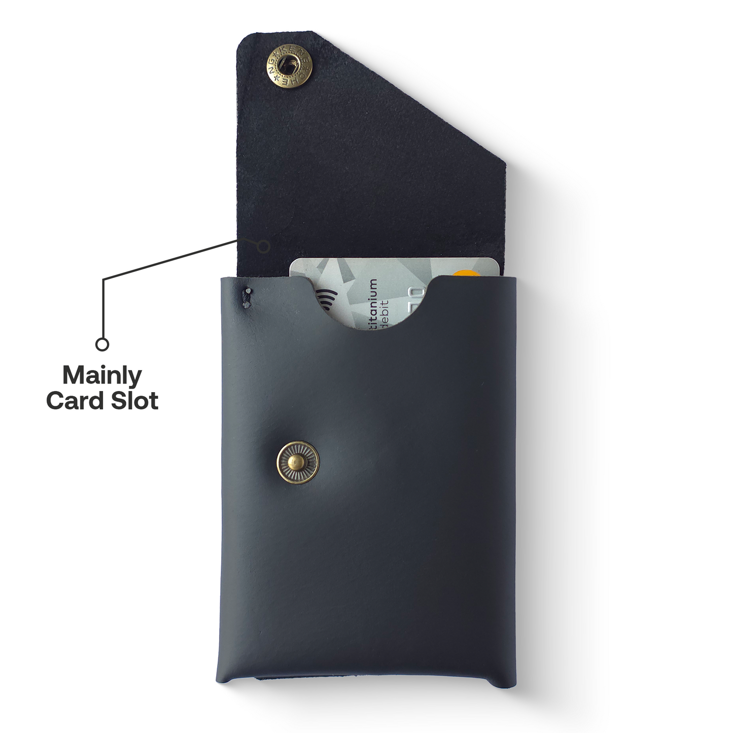 Tijarah™ Pull Up Wallet –  Emerald Black