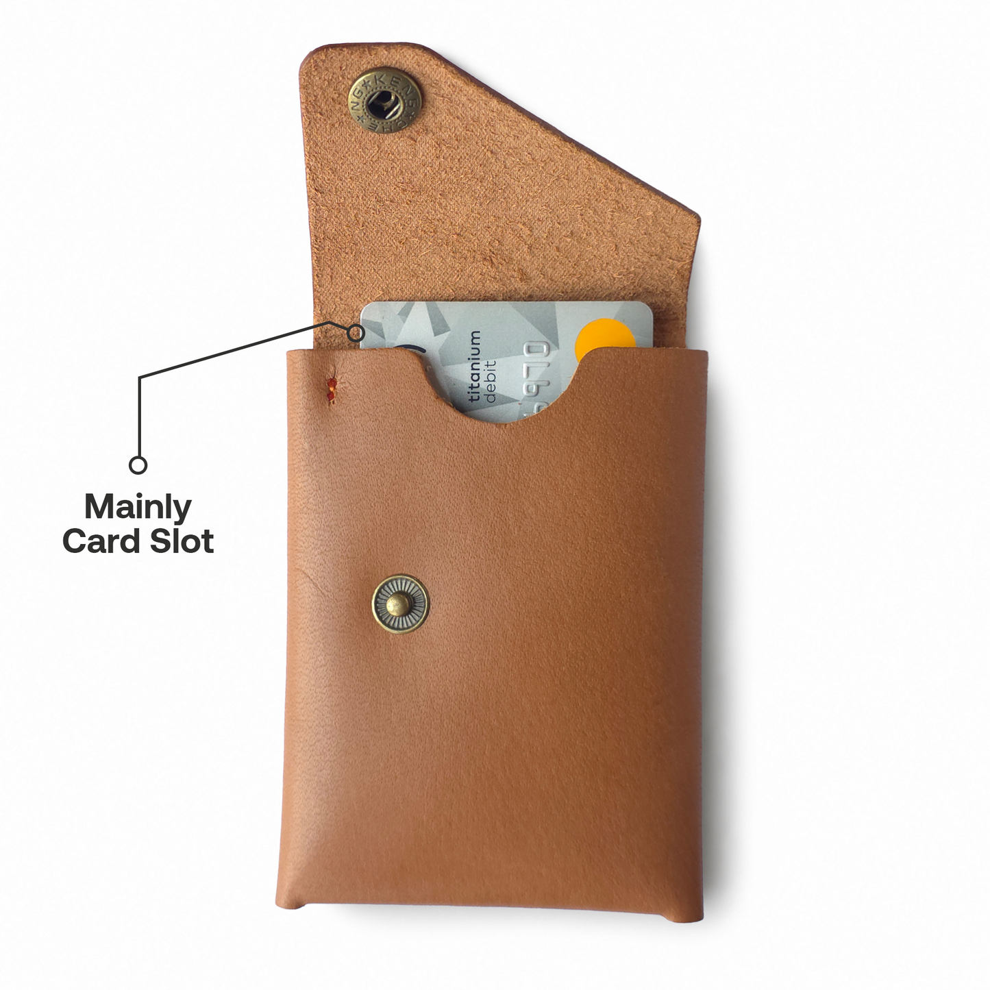 Tijarah™ Pull Up Wallet – Chestnut Brown