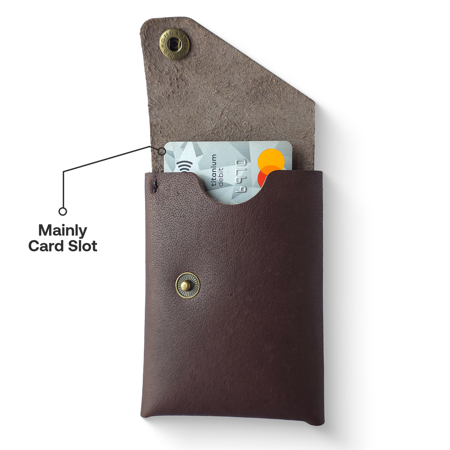 Tijarah™ Pull Up Wallet –  Chocolate Brown