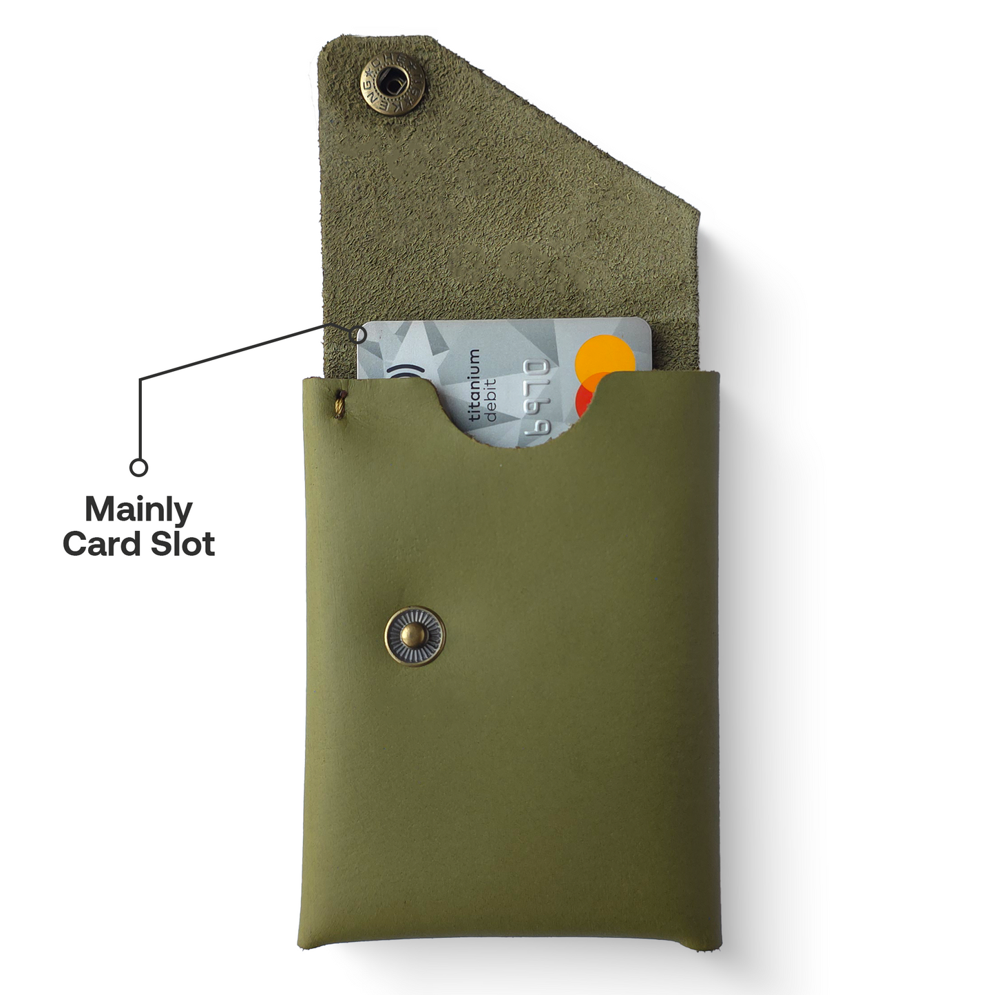 Tijarah™ Pull Up Wallet –  Olive Green