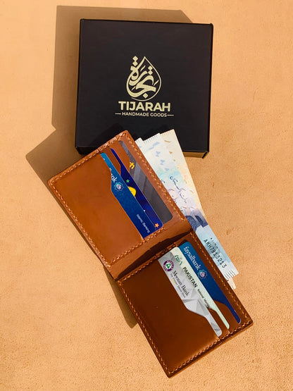Tijarah Bifold Royale (6 Card Slots) – Classic Function, Modern Craft