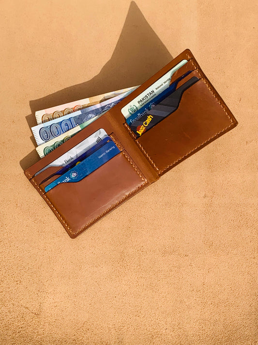 Tijarah Bifold Prime (6 Card Slots) – Classic Function, Modern Craft